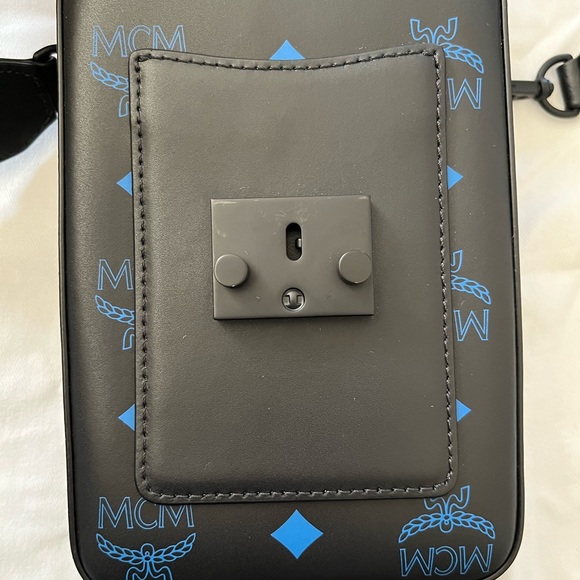 NEW MCM Colorplash Logo Coated Canvas Crossbody Bag - Picture 7 of 8